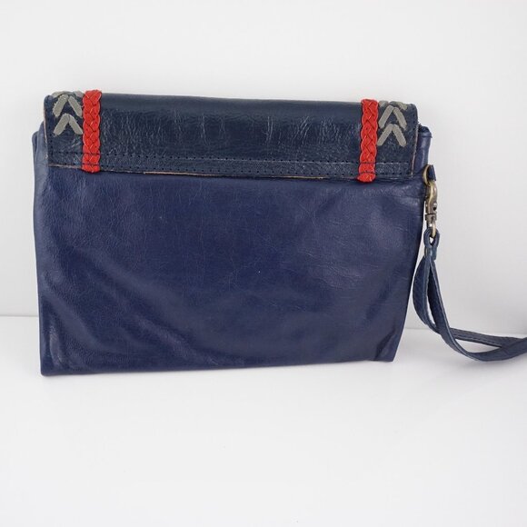 Leather Pineapple Conure Wristlet / Crossbody Wallet - Picture 7 of 12